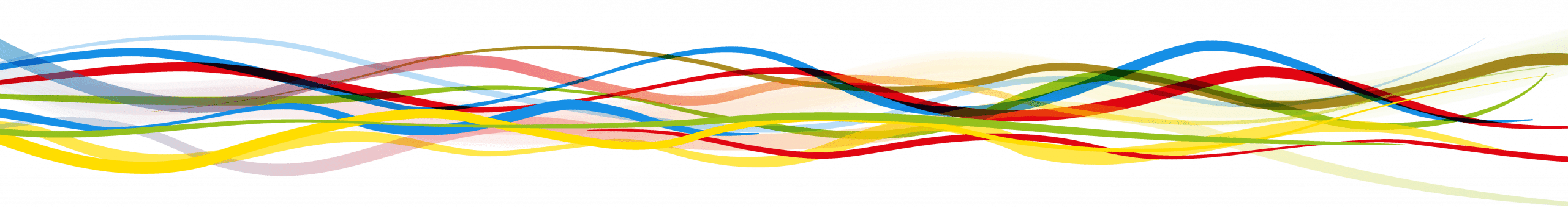 fis de couleurs horizontaux entrecroisés servant de séparateur