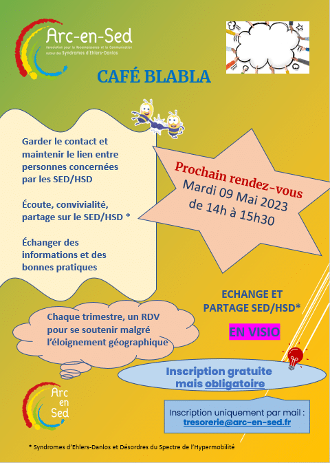 Café Blabla de l'association Arc-en-Sed mai 2023